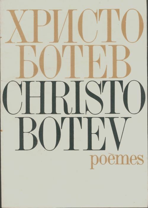 Livrenpoche : Poèmes - Christo Botev - Livre