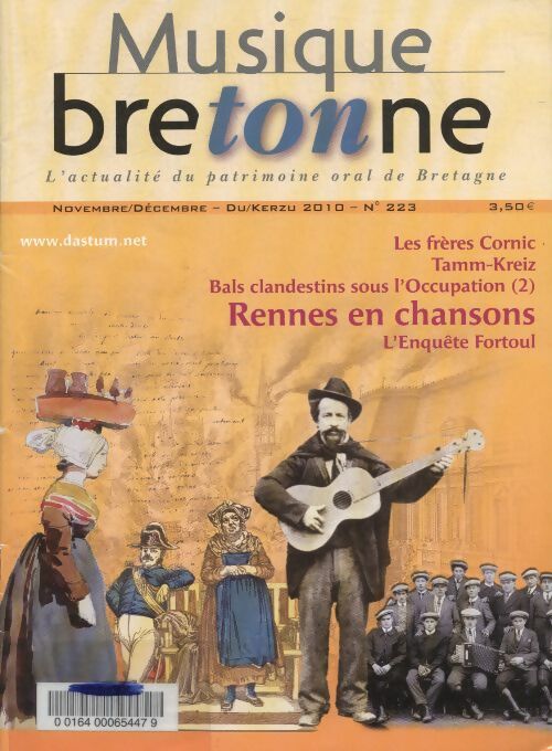 Livrenpoche : Musique bretonne n°223 - Collectif - Livre