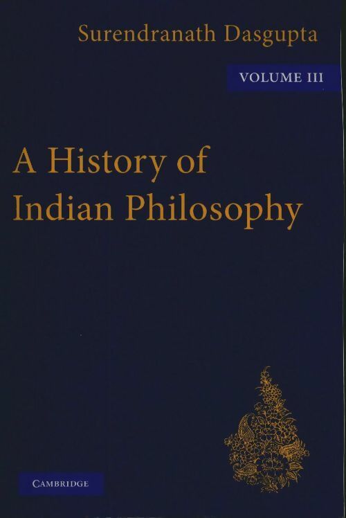 Livrenpoche : A history of indian philosophy Tome III - Surendranath Dasgupta - Livre