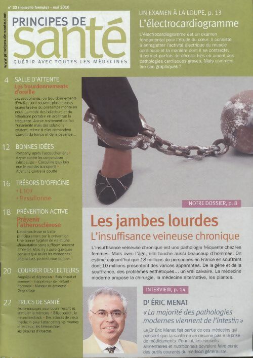 Livrenpoche : Principes de santé n°25 : Les jambes lourdes - Collectif - Livre