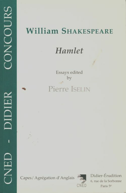 Livrenpoche : William Shakespeare Hamlet - Pierre Iselin - Livre