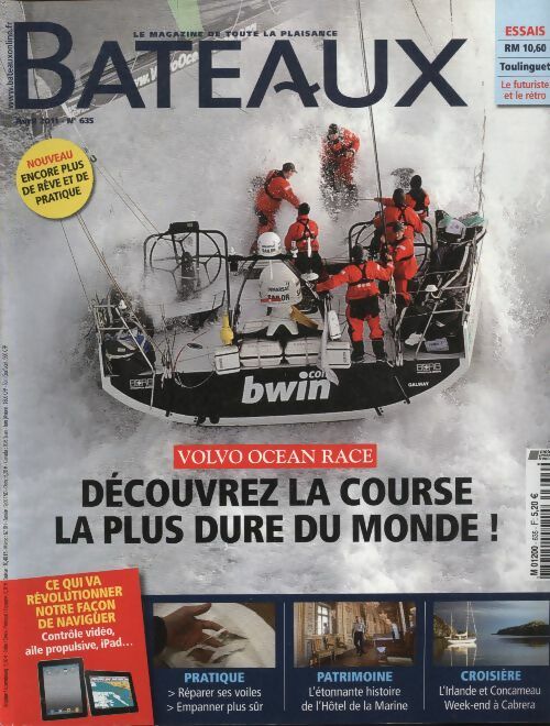 Livrenpoche : Bateaux n°635 : Volvo océan race, découvrez la course la plus dure du monde ! - Collectif - Livre