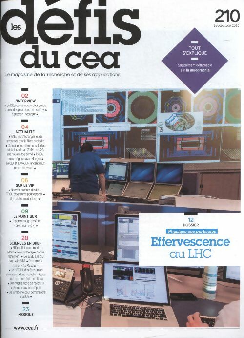 Livrenpoche : Les défis du CEA n°210 : Physique des particules, effervescence au LHC - Collectif - Livre