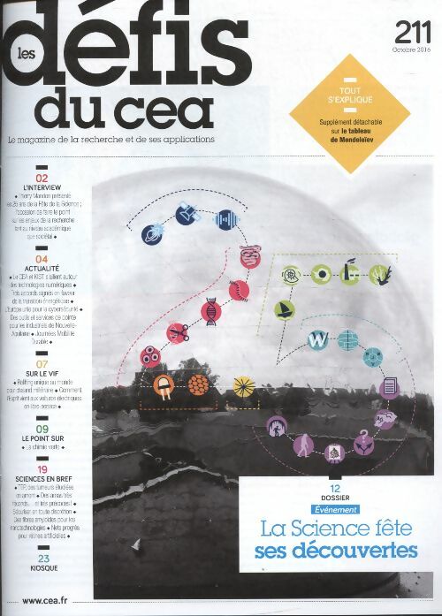 Livrenpoche : Les défis du CEA n°211 : La science fête ses découvertes - Collectif - Livre