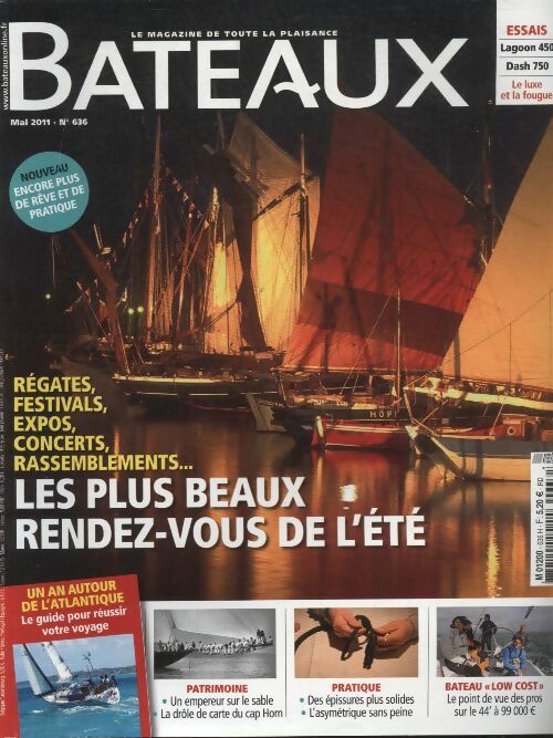 Livrenpoche : Bateaux n°636 : Les plus beaux rendez-vous de l'été - Collectif - Livre