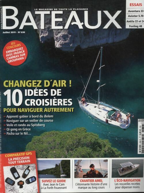 Livrenpoche : Bateaux n°638 : Changez d'air, 10 idées de croisières pour naviguer autrement - Collectif - Livre