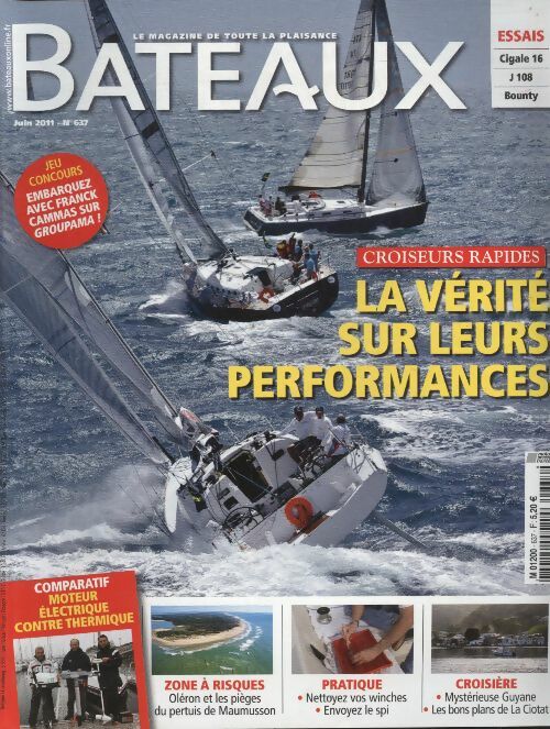 Livrenpoche : Bateaux n°637 : Croiseurs rapides, la vérité sur leurs performances - Collectif - Livre
