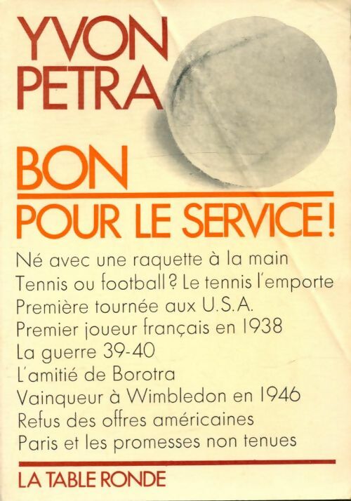 Livrenpoche : Bon pour le service - Yvon Petra - Livre