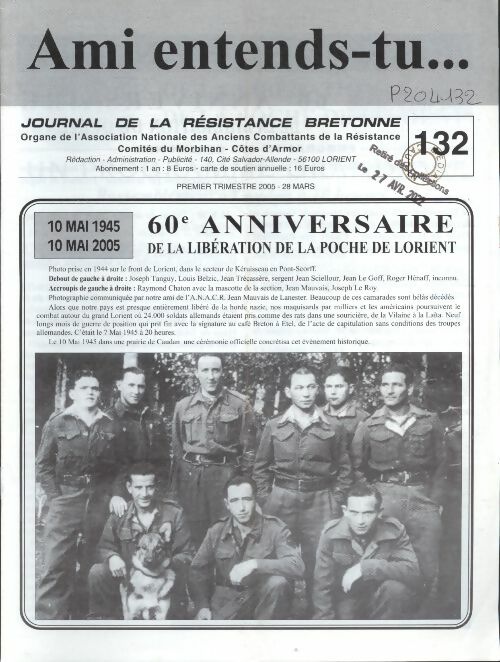 Livrenpoche : Ami entends-tu... n°132  - Collectif - Livre
