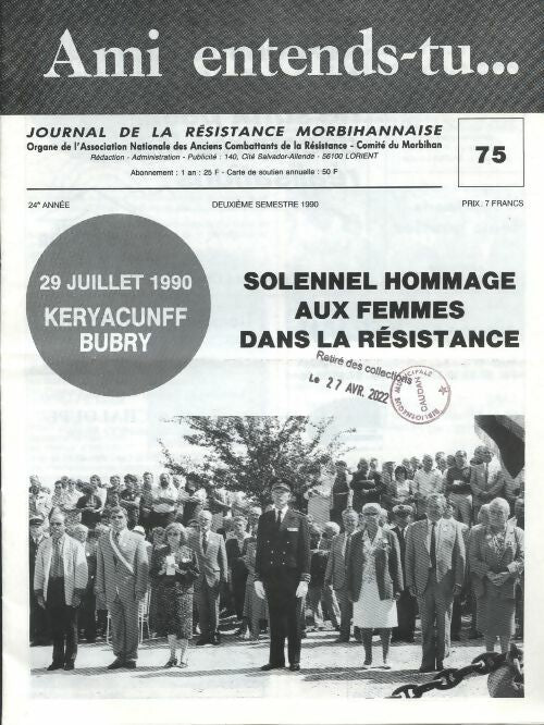 Livrenpoche : Ami entends-tu... n°75  - Collectif - Livre