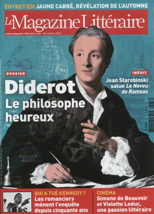 Livrenpoche : Magazine littéraire n°537 : Diderot le philosophe heureux - Collectif - Livre