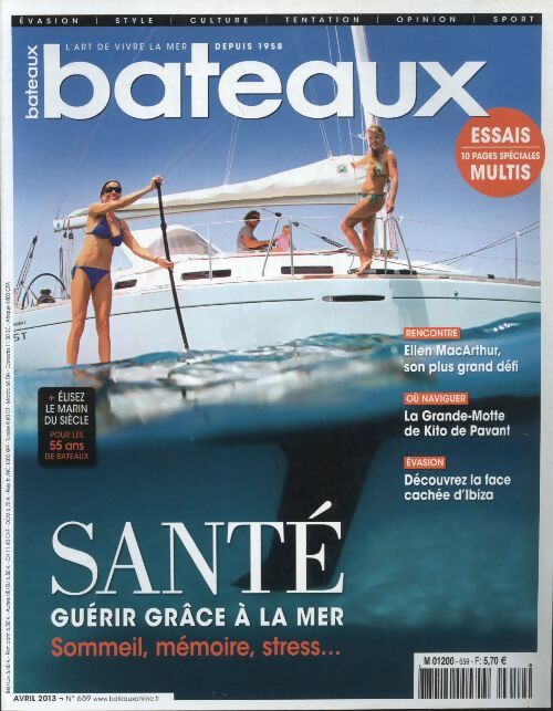 Livrenpoche : Bateaux n°659 : Santé, guérir grâce à la mer - Collectif - Livre