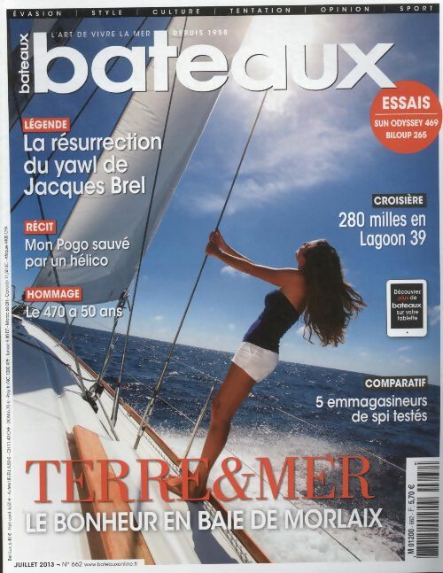 Livrenpoche : Bateaux n°662 : Terre et mer, le bonheur en baie de Morlaix - Collectif - Livre