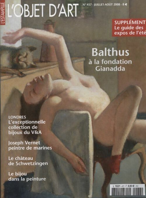 Livrenpoche : L'Objet d'art l'estampille n°437 : Balthus à la fondation Gianadda - Collectif - Livre