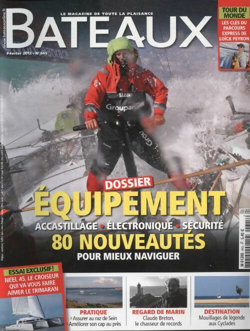 Livrenpoche : Bateaux n°645 : Equipement, accastillage, électronique, sécurité - Collectif - Livre