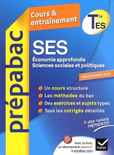 Livrenpoche : SES Terminale ES spécifique & spécialité - Jean-Claude Drouin - Livre
