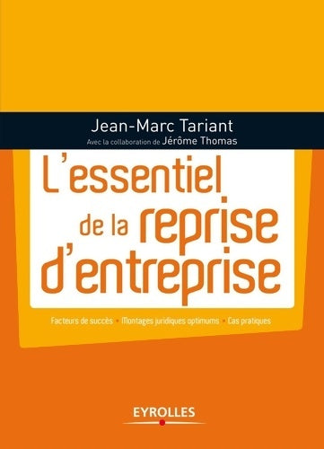 Livrenpoche : L'essentiel de la reprise d'entreprise - Jean-Marc Tariant - Livre