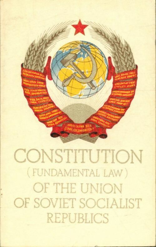 Livrenpoche : Constitution of the union of soviet socialist republics - Collectif - Livre