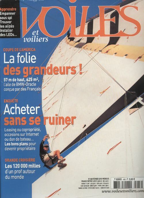 Livrenpoche : Voiles et voiliers n°468 : Coupe de l'America, la folie des grandeurs ! - Collectif - Livre