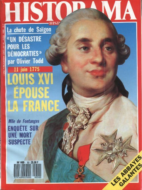 Livrenpoche : Historama (nouvelle série) n°50 : 11 juin 1775, Louis XVI épouse la France - Collectif - Livre