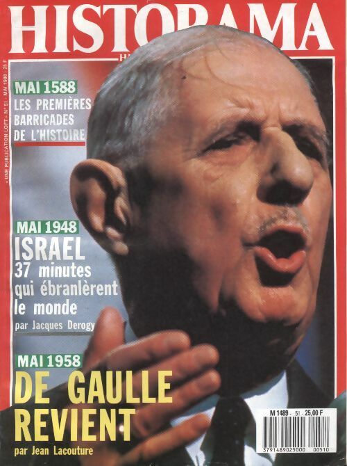 Livrenpoche : Historama (nouvelle série) n°51 : mai 1958, De Gaulle revient - Collectif - Livre