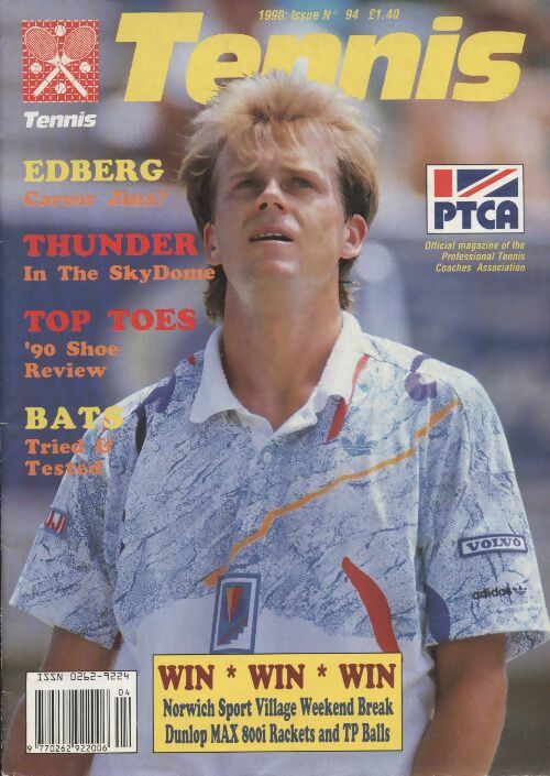 Livrenpoche : Tennis n°94 : Edberg career jinx ? - Collectif - Livre