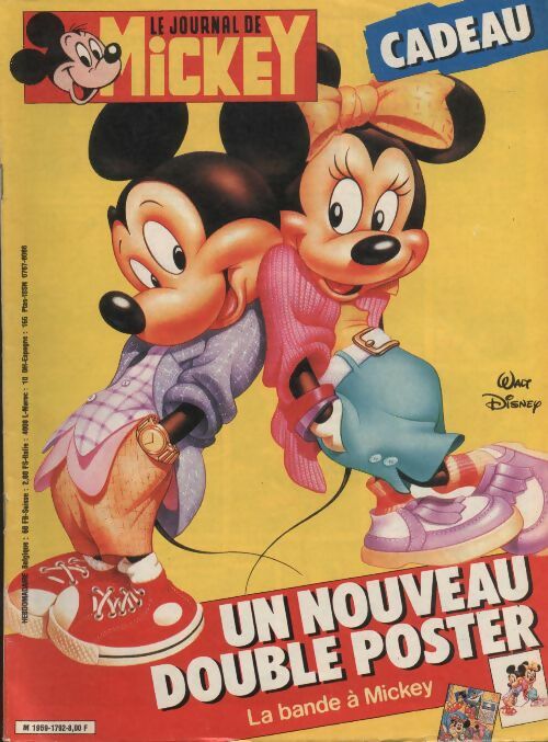 Livrenpoche : Le journal de Mickey n°1792 - Collectif - Livre