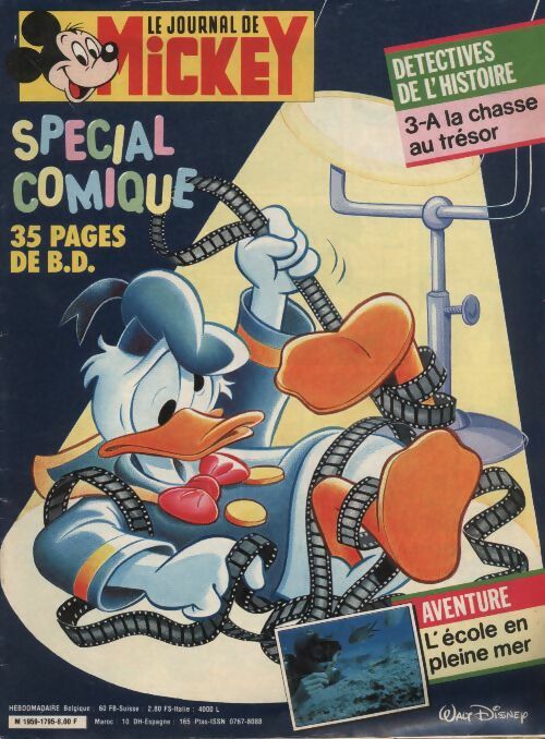 Livrenpoche : Le journal de Mickey n°1795 : Spécial comique - Collectif - Livre