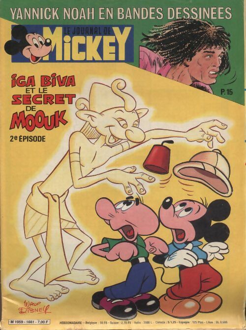 Livrenpoche : Le journal de Mickey n°1661 : Iga Biva et le secret de Moouk - Collectif - Livre
