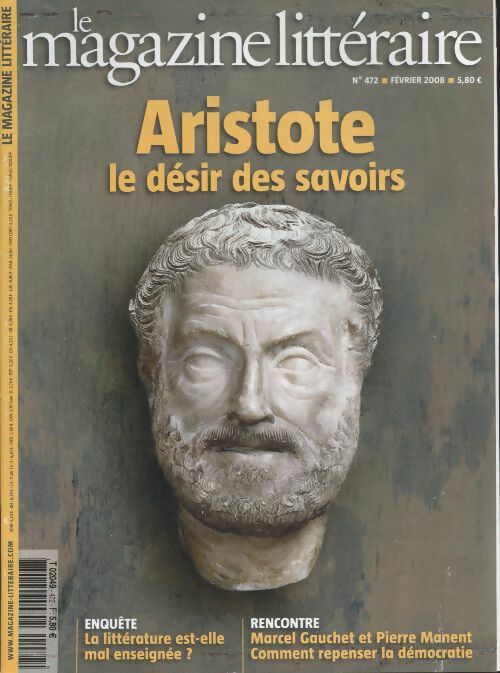 Livrenpoche : Magazine littéraire n°472 : Aristote, le désir des savoirs - Collectif - Livre