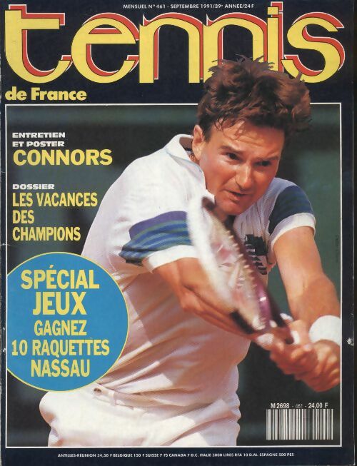 Livrenpoche : Tennis de France n°461 - Collectif - Livre