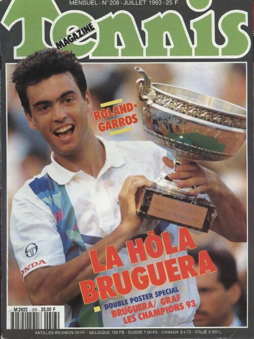 Livrenpoche : Tennis magazine n°208 : La hola Bruguera - Collectif - Livre