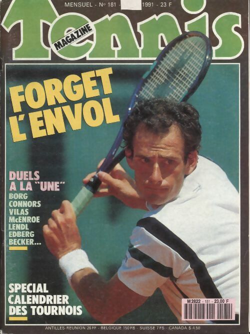 Livrenpoche : Tennis magazine n°181 : Forget l'envol - Collectif - Livre