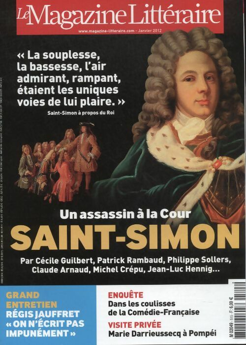 Livrenpoche : Magazine littéraire n°515 : Un assassin à la cour Saint-Simon - Collectif - Livre