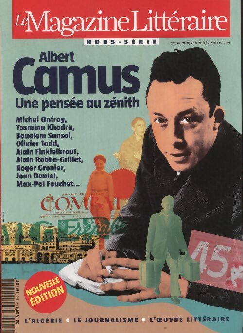 Livrenpoche : Magazine littéraire hors série : Albert Camus une pensée au zénith - Collectif - Livre