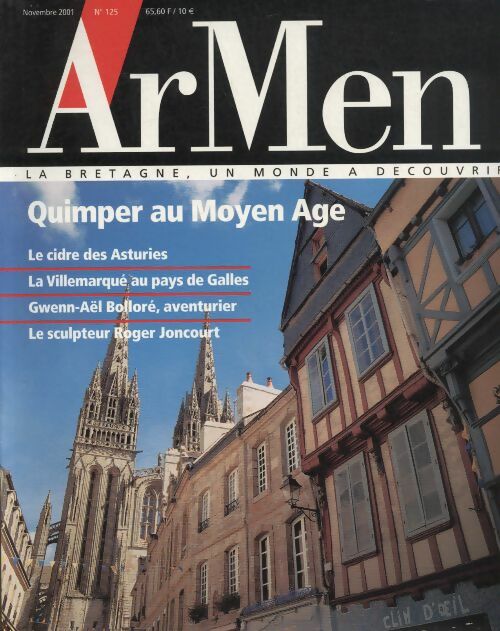 Livrenpoche : ArMen n°125 : Quimper au Moyen Age - Collectif - Livre