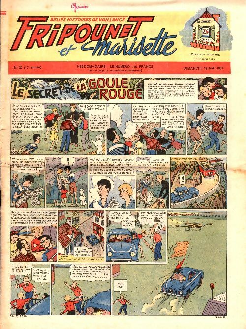 Livrenpoche : Fripounet 17e année n°20 - Collectif - Livre