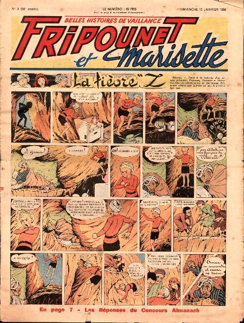 Livrenpoche : Fripounet 10e année n°3 - Collectif - Livre