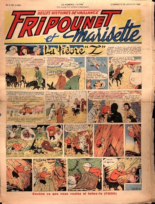 Livrenpoche : Fripounet 10e année n°4 - Collectif - Livre