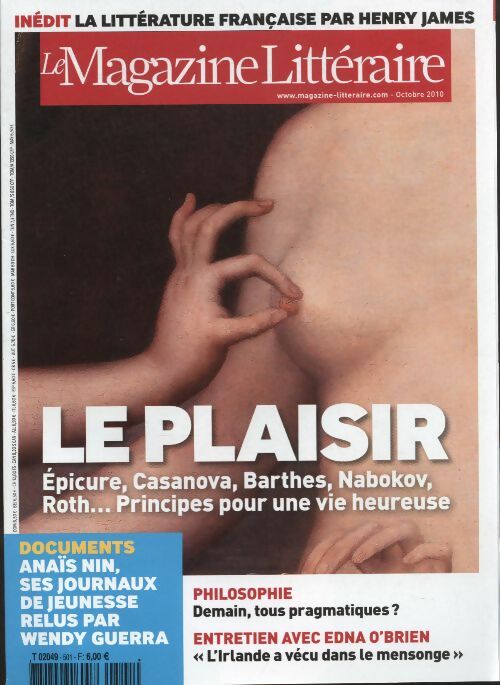 Livrenpoche : Magazine littéraire n°501 : Le plaisir - Collectif - Livre