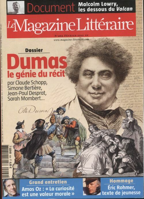Livrenpoche : Magazine littéraire n°494 : Dumas le génie du récit - Collectif - Livre