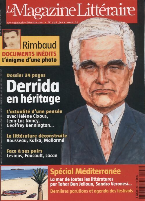 Livrenpoche : Magazine littéraire n°498 : Derrida en héritage - Collectif - Livre