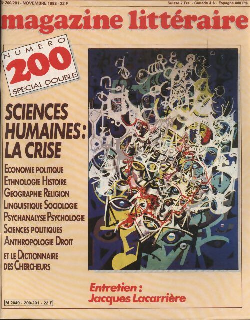 Livrenpoche : Magazine littéraire n°200-201 : Sciences humaines la crise - Collectif - Livre