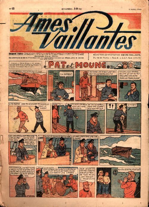 Livrenpoche : Ames vaillantes 1943 n°15 - Collectif - Livre