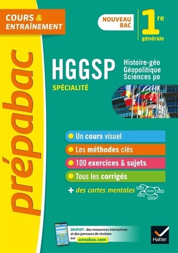 Livrenpoche : HGGSP 1ère générale (spécialité) cours & entraînement - Cécile Gaillard - Livre
