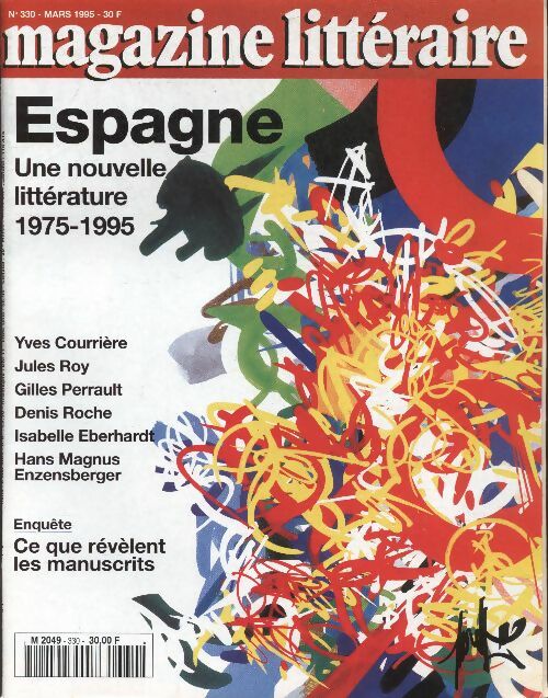 Livrenpoche : Magazine littéraire n°330 : Espagne, une nouvelle littérature 1975-1995 - Collectif - Livre