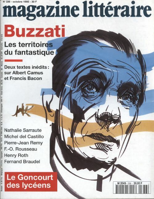 Livrenpoche : Magazine littéraire n°336 : Buzzati, les territoires du fantastique - Collectif - Livre