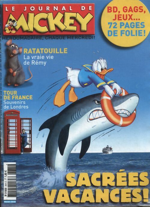 Livrenpoche : Le journal de Mickey n°2875 : Sacrées vacances ! - Collectif - Livre