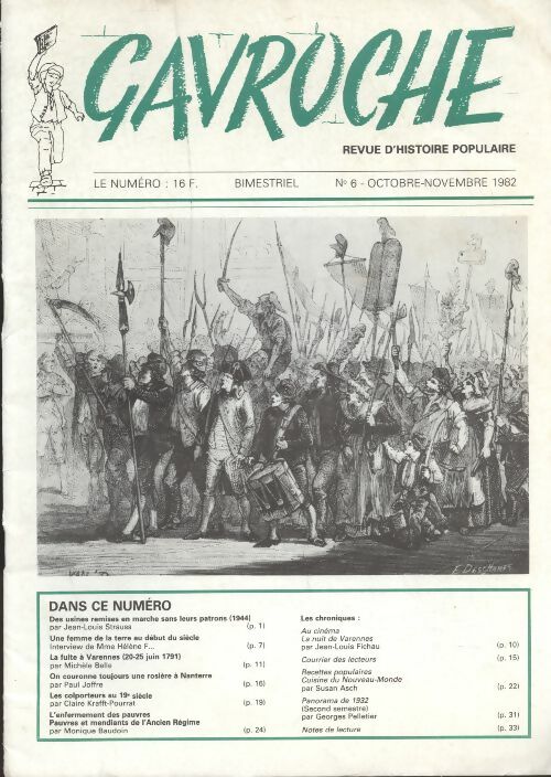 Livrenpoche : Gavroche n°6  - Collectif - Livre