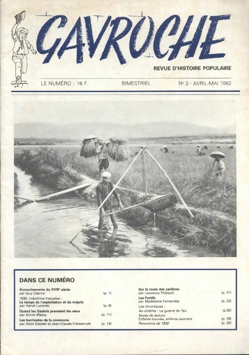 Livrenpoche : Gavroche n°3  - Collectif - Livre